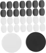 GARVALON 30pcs Chess Checkers Game Pieces Plastic Fine Craftsmanship Perfect for Travel
