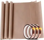 Hoja De Teflon Ptfe De 16 X 20 Pulgadas 3 Rollos Cinta De Sublimacion Resistente