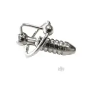 Rouge Steel Beaded Urethral Probe Cock Ring