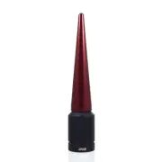 Red Mini Spiked Stubby Aluminum Antenna 4" AM FM For Nissan Frontier & Titan (for: Nissan)