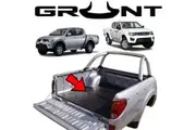 Heavy duty rubber checker plate ute tray mat Mitsubishi Triton ML MN (suits vehicles without tub liner)