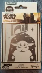 New Official Star Wars the Mandalorian trivia quiz card set Paladone US seller