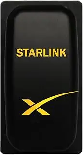 12V STARLINK Push Button Switch LED Amber On-Off for Mitsubishi Pajero Triton ML MN Challenger Eclipse Galant Endeavor and more
