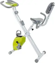 Foldable Exercise Bike with 8-Level Adjustable Magnetic Resistance, Upright and Recumbent Stationary Bike, Folding Workout Bike for Home Use for Men, Women and Seniors Portable