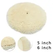 White Auto Polishing Bonnet Buffing Wax Buffer Waxing Pad Care Polisher Paint