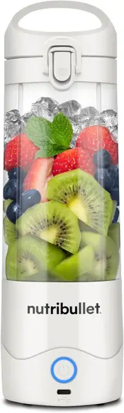 Personal Blender, 20 Oz Rechargeable Portable Blender Charged via USB-C, BPA-Free, White