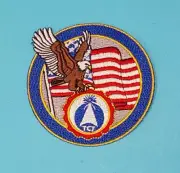 Vintage TCT Eagle Patch Hat Cap Sew Iron On
