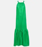 [Asceno] Asceno Ibiza linen maxi dress AU 12 green