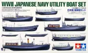 Tamiya 1/350 SCALE WWII JAPANESE NAVY UTILITY BOAT SET 78026