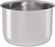 Stainless Steel Inner Pot Replacement Insert Liner Accessory Compatible with Ninja Foodi 8 Quart