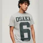 【SUPERDRY】男裝 短袖T恤 OSAKA GRAPHIC 灰