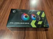 MSI MAG CoreLiquid E240 Black - AIO ARGB CPU Liquid Cooler - Rotating Cap Design
