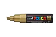Uni Posca PC8K Paint Marker Chisel Gold