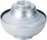 [TA] 4 Sunka Fuji Bowl Silver White Brush [φ11.6 x 9 cm, 230 cc] | Soup Bowl