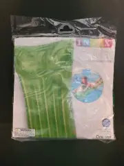 Intex Floating Transparent Mat Swim Pool Raft Tube 72" x 27" GREEN Inflatable