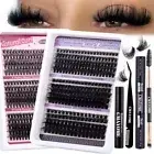 Individual Lashes Kit 30-100D Curl Clusters Lashes Kit DIY Lash Extensions Kit
