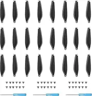 24Pcs Propellers for DJI Mini 4 Pro/Mini 3 Pro Replacement Prop Blades Low Noise Wings 6030F Accessories for DJI Mini 4 Pro/Mini 3 Pro Drone Accessories Exclusive Screws & Screwdrivers Silver