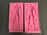 Man Doll Body Shaped Silicone Mold 3D Fondant Tool for Manikin Handmade DIY