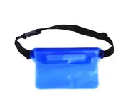 Drifting Swimming Bag Three-layer Sealed Waterproof Waistbag - BLUE