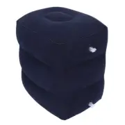 Under Desk Adjustable Height Inflatable Air Travel Leg Pillow Car
