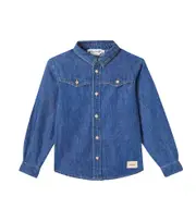 [Bonpoint] Bonpoint Jared denim shirt Y 14 blue
