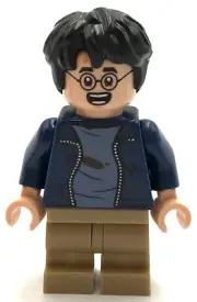 Lego New Harry Potter Dark Blue Open Jacket w/ Tears and Blood Stains