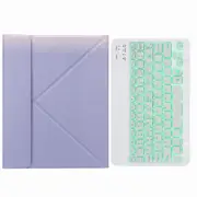 Bluetooth Keyboard Leather Case For Ipad Pro 11 With Three-Fold Holder & Backlight
