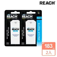 在飛比找momo購物網優惠-【REACH麗奇】買1送1 潔牙線含蠟無味家庭號(183M)