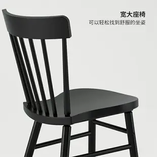 IKEANORRARYD諾勒利餐廳木椅子餐椅家用凳子靠背簡約