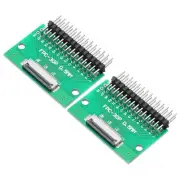 2pcs FFC FPC Connector Board 28 Pins Double Row Right Angle Pin Header Adapter
