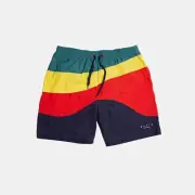 Basix New York Nylon Color Block Shorts Kith Aime John Elliott Bape Vintage