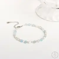 在飛比找momo購物網優惠-【SPANCONNY 飾品控】曙光 l 海藍寶 珍珠 白水晶