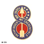 US Army DUI Pin ~ 8th Infantry "These Are My Credentials Pathfinder" ~ Vanguard