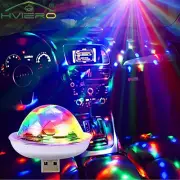 1X Mini USB Disco Lights RGB Magic DJ Stage Effect Car Interior Decorative Ambie