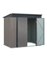 [Giantz] Outdoor Storage Garden Shed 1.95x1.31m in Black