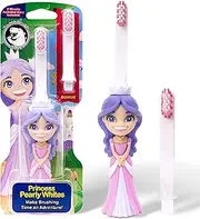 Kids Soft Bristle Princess Toothbrush for Ages 2+, Gentle and Cute Toothbrush for Children with Replaceable Brush Head, Ergonomic Handle Kids Brush for Teeth Care Ideal for Toddlers, Princess Design