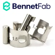 TWO Bennet Fab Stainless Steel Tacking Band SIZE 1.5” 38.1mm Welding Clamps Tack
