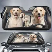 Labrador Car Sunshade, Labrador Auto Sunshade, Labrador Car