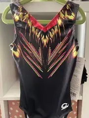 NEW GK ELITE Cirque du Soleil gymnastics dance LEOTARD size child large GORGEOUS