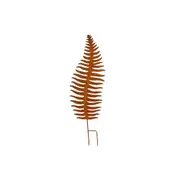 Maine & Crawford Yamba 100cm Fern Leaf Outdoor Decor Cast Iron Ornament Rusted