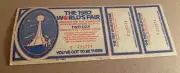 Unused Book of 2 1982 World's Fair 2-day Tickets Knoxville, Tennessee.