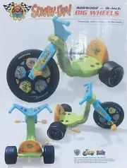 The Original Big Wheel 16" Spin-Out Racer Lime/Blue - Scooby Doo