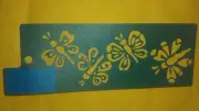 BUTTERFLY STENCIL BUTTERFLIES STENCILS BORDER TEMPLATE PAINT CRAFT NEW BY PLAID
