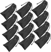 [TOGEVAL] Eyeglass Case Drawstring Travel Sunglass Bag Compact Pouch Fabric Organiser for Men Women Portable