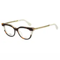在飛比找momo購物網優惠-【FENDI】-廣告主打 光學眼鏡FF0116(琥珀色)