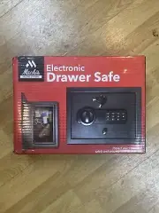 Quick Access Electronic Drawer Steel Safe With Digital Keypad batteries New Seal