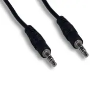 1' 3.5mm Male/Male Stereo Audio Cable Cord AUX 28AWG MP3 MP4 PC Laptop Speaker