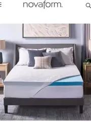Novaform SoFresh 3” Gel Memory Foam Topper Twin With Cover