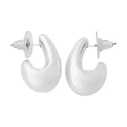 Mini Teardrop Earrings - Silver Tone