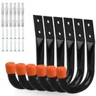 6PC Garage Hook Hanging Storage Hook Garage Hanger for Power Garden Tool Hanging